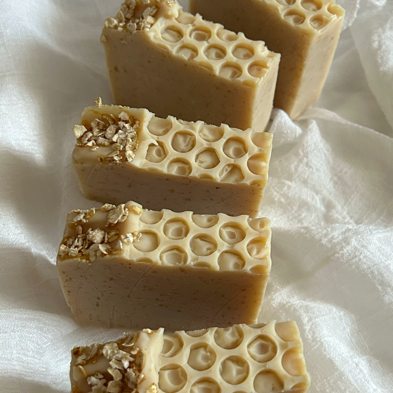 Rice Bran & Oatmeal Honey Soap