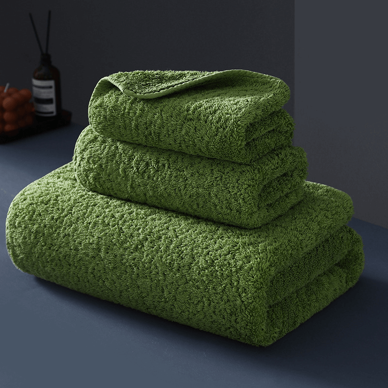 Luxury Extra-Long Staple Cotton Towels 3-Piece Set