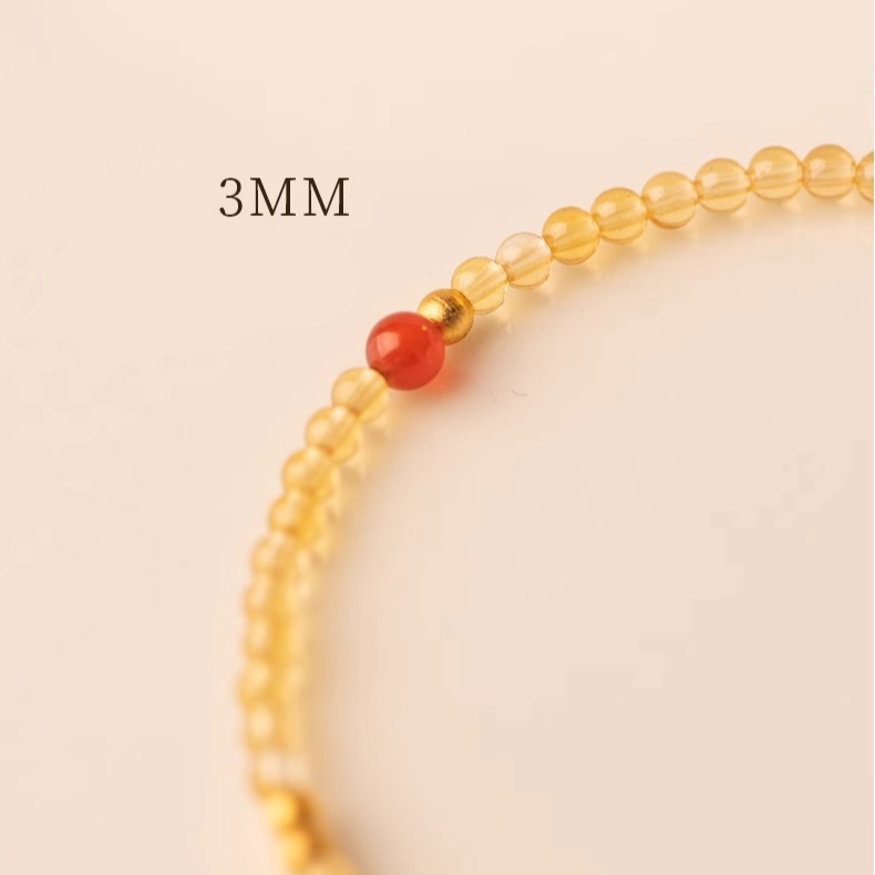 Golden Flow – Yellow Citrine & Agarwood Wealth Bracelet