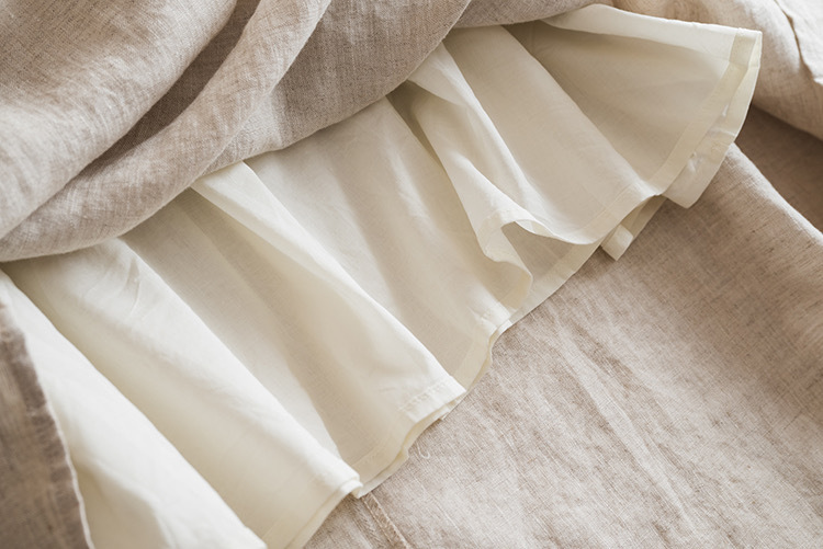 100% Linen Pleated Sleeveless Dress