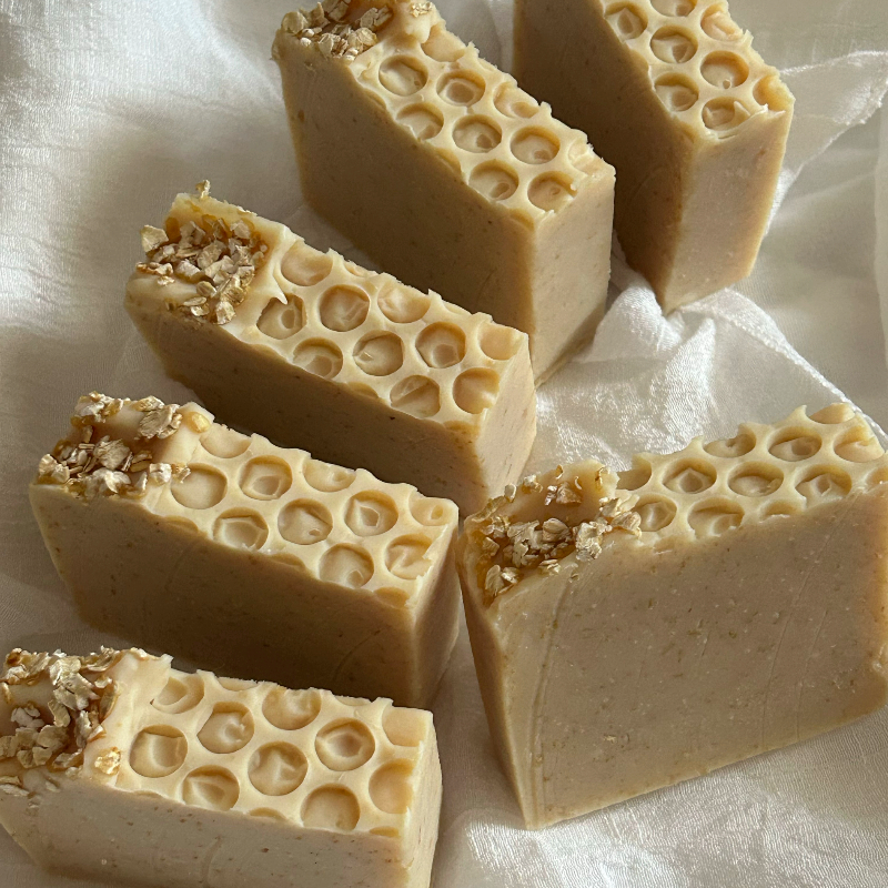 Rice Bran & Oatmeal Honey Soap