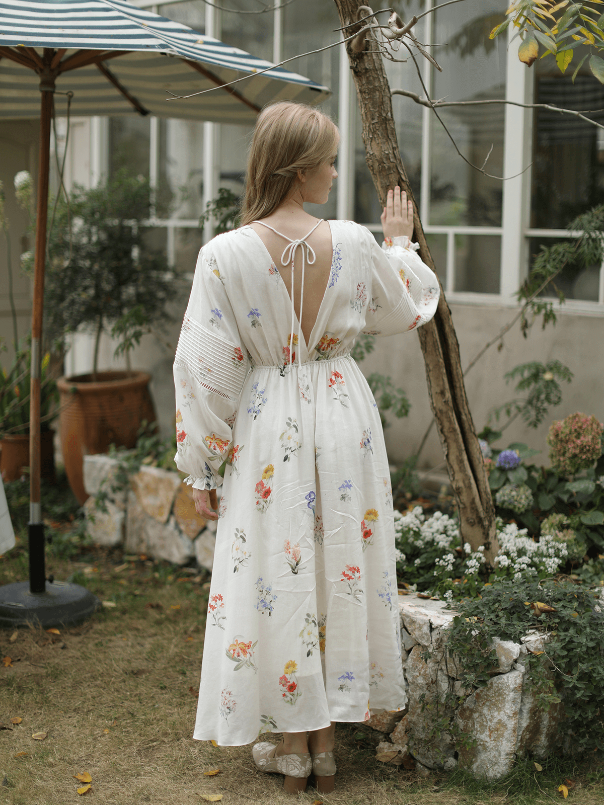 Elegant Floral Maxi Dress