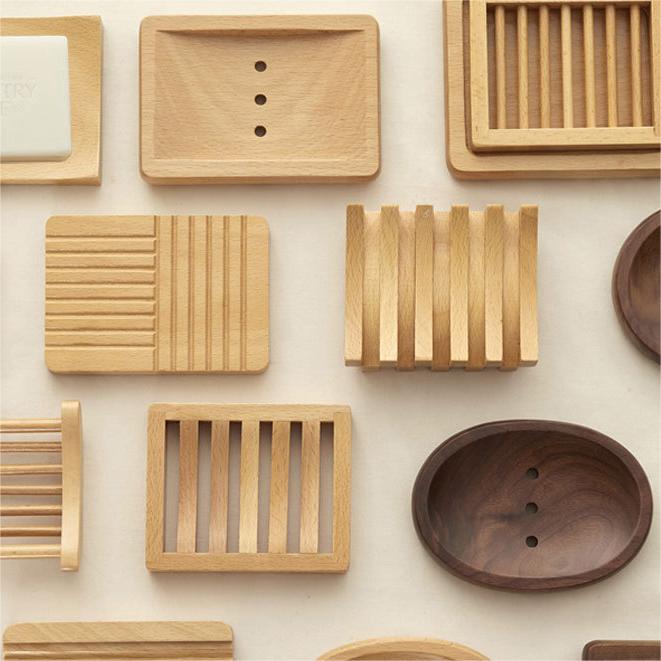 Solid Wood Soap Dish