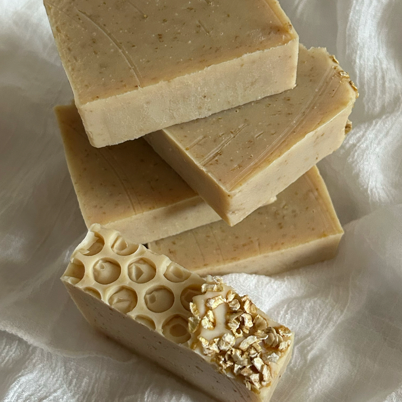Rice Bran & Oatmeal Honey Soap