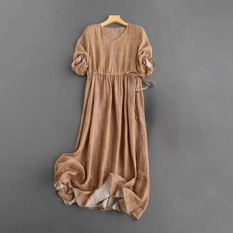Breezy Ramie Midi Dress