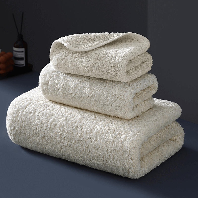 Luxury Extra-Long Staple Cotton Towels 3-Piece Set
