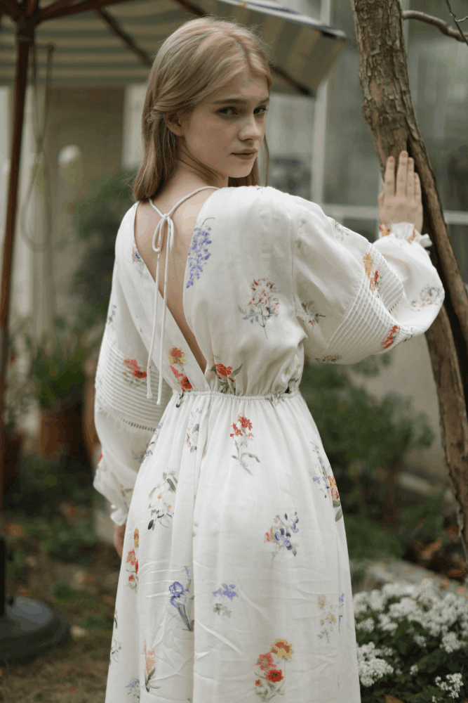 Elegant Floral Maxi Dress