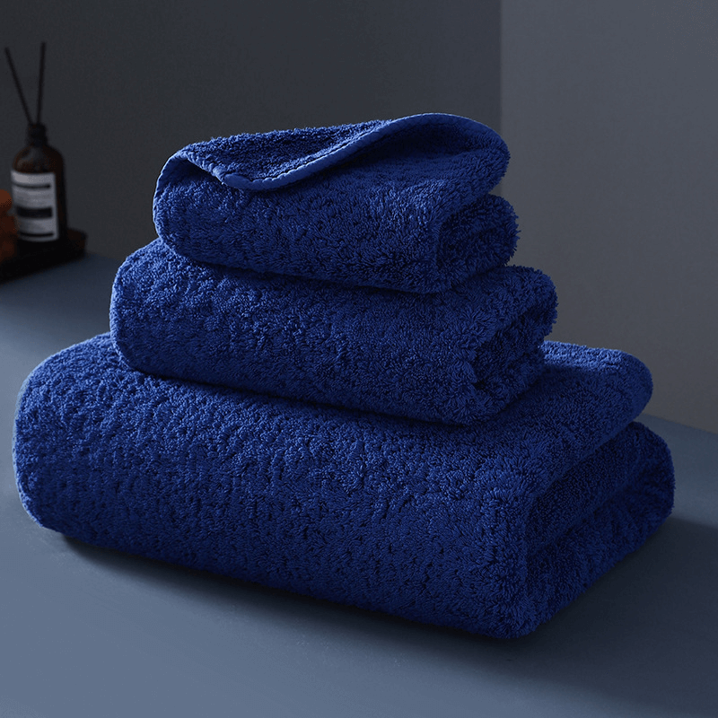 Luxury Extra-Long Staple Cotton Towels 3-Piece Set
