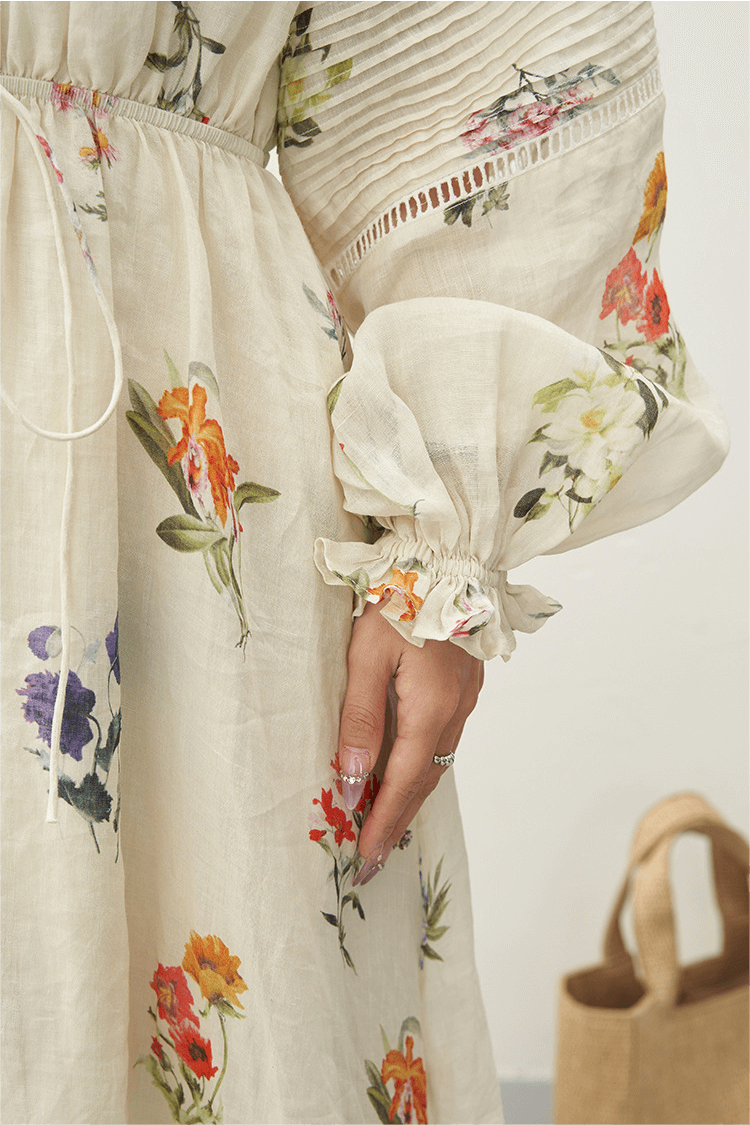 Elegant Floral Maxi Dress