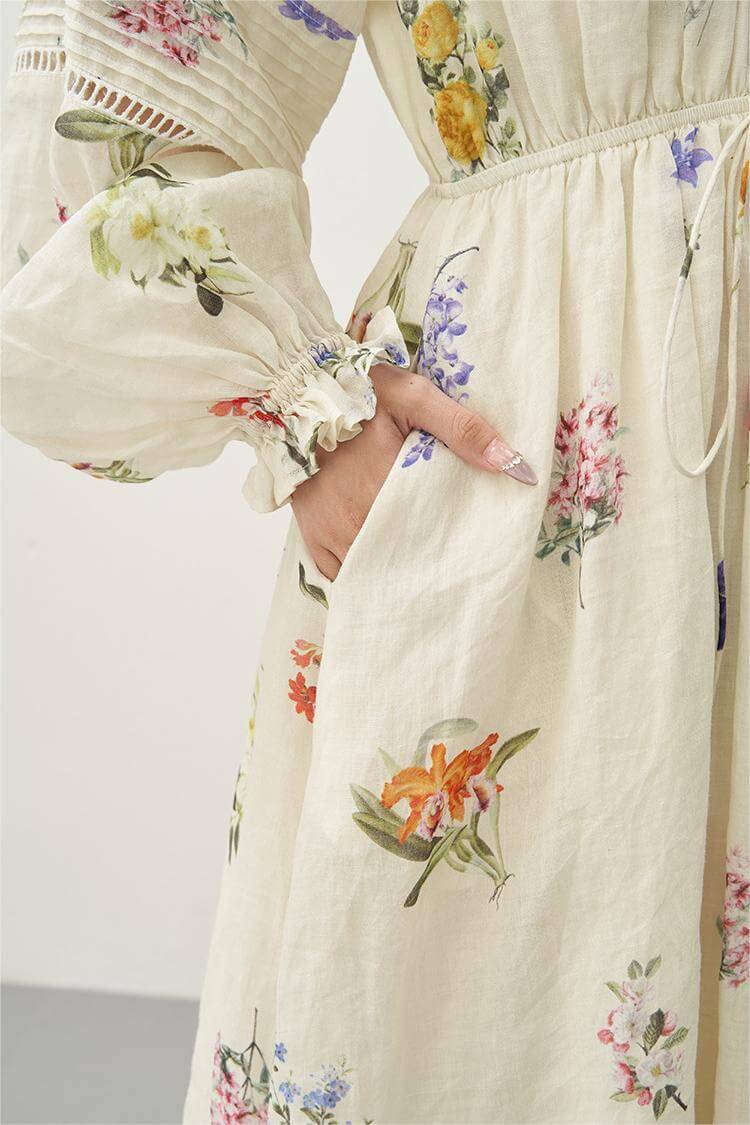 Elegant Floral Maxi Dress