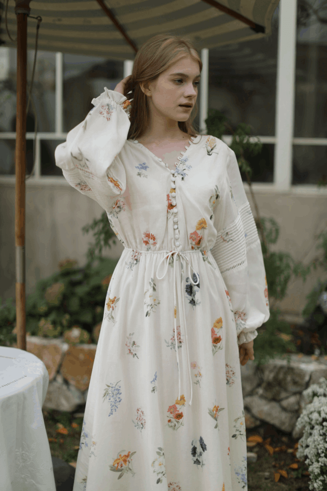 Elegant Floral Maxi Dress
