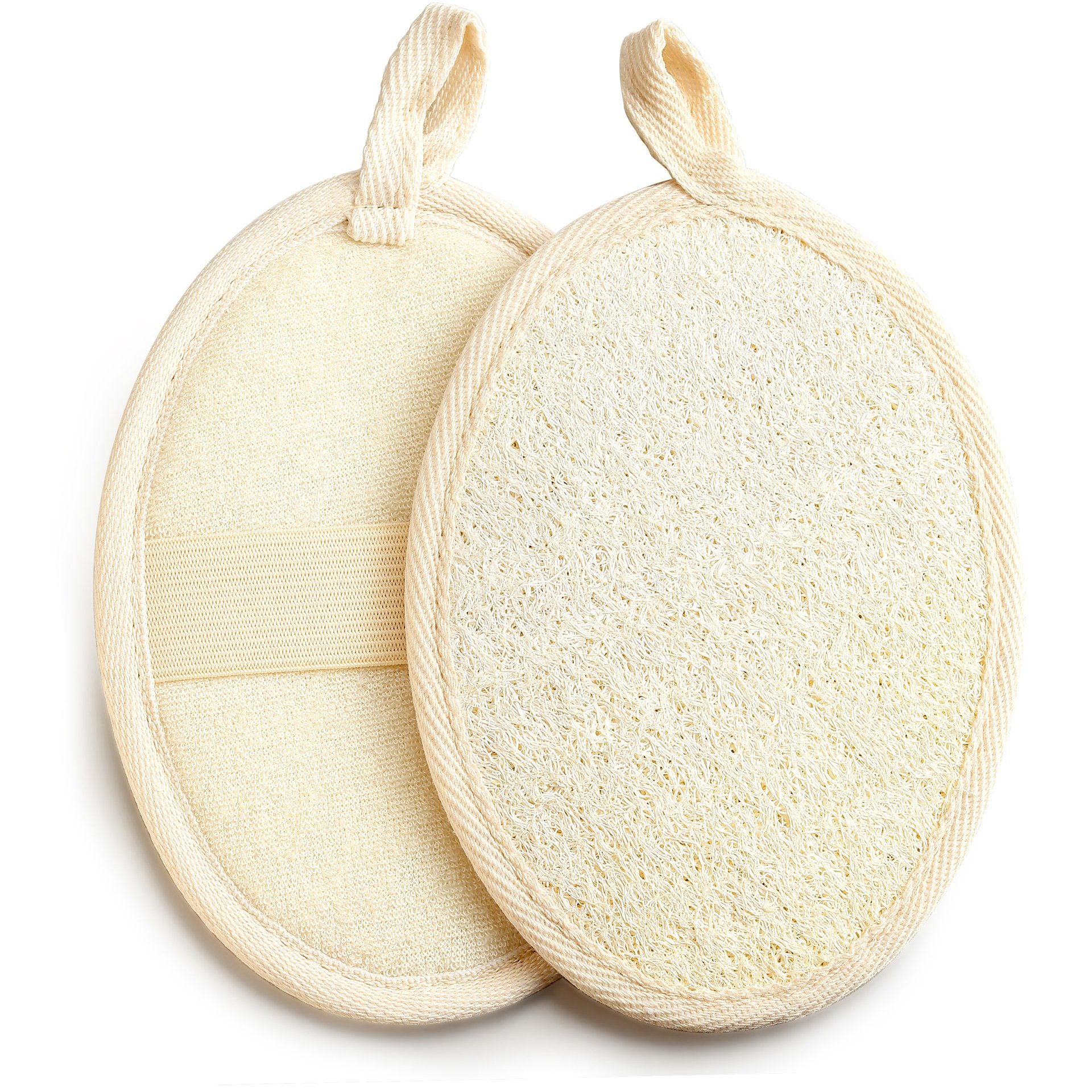 Loofah Bath Sheet -2 Count (1 Pack)